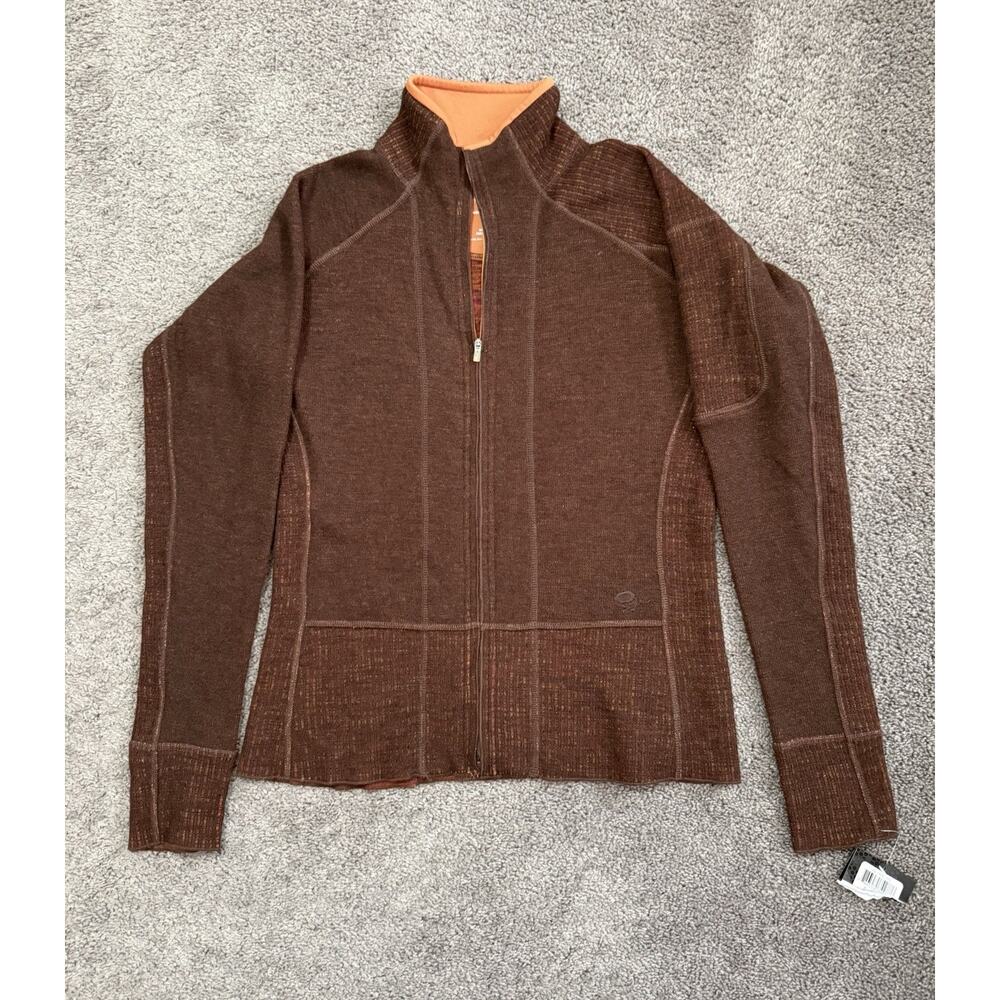 Mountain Hard Wear Women’s Medium Zip Up Wool Blend Jacket New With Tags